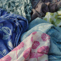 Hand batik cashmere scarf collection 